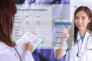 medical record scanning use electronic health record